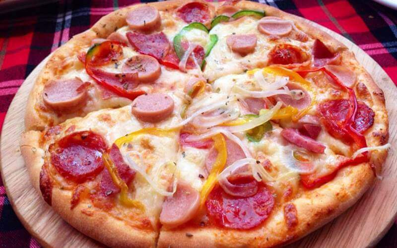 cach lam pizza tai nha