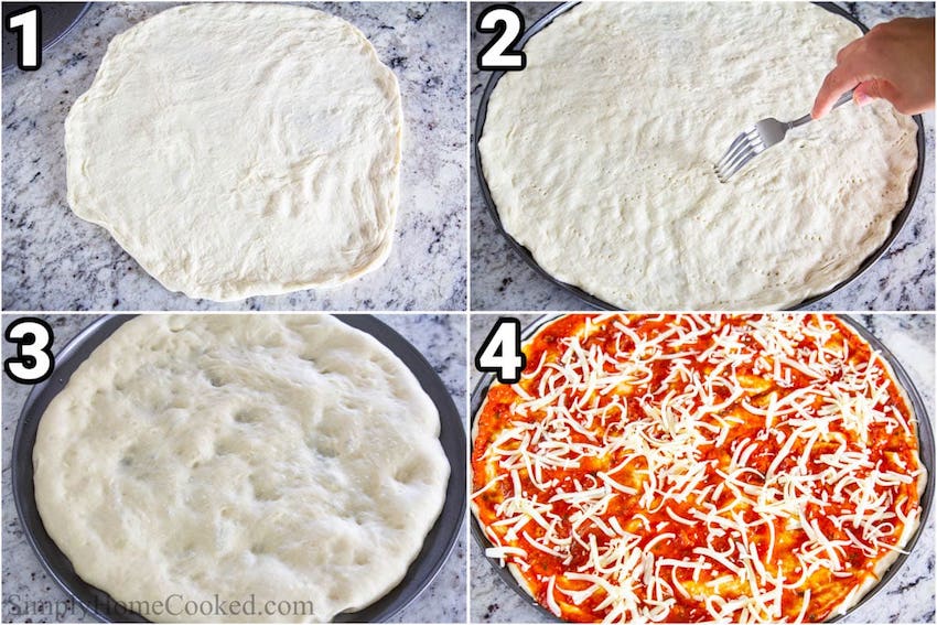 cách làm pizza marghenrita 1