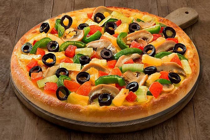 Làm Pizza chay rau củ với nồi chiên không dầu