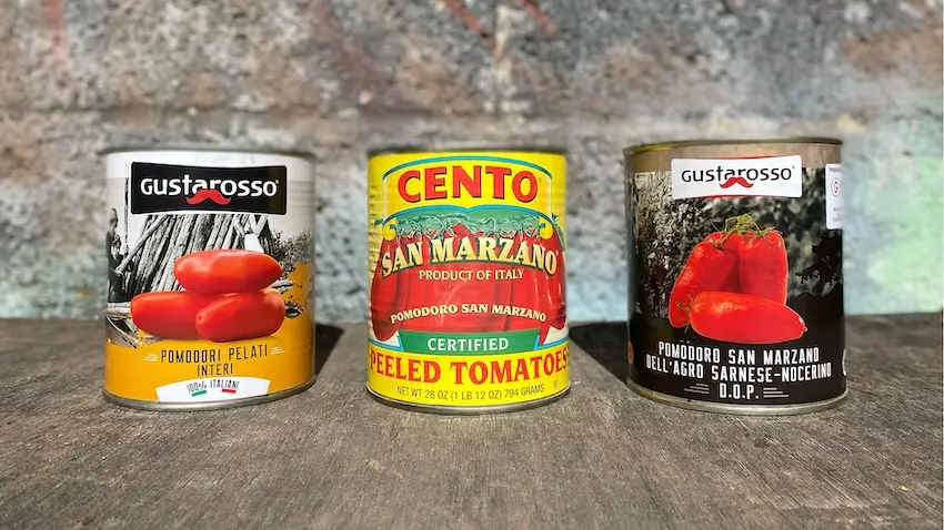 sốt cà chua làm pizza san Marzano